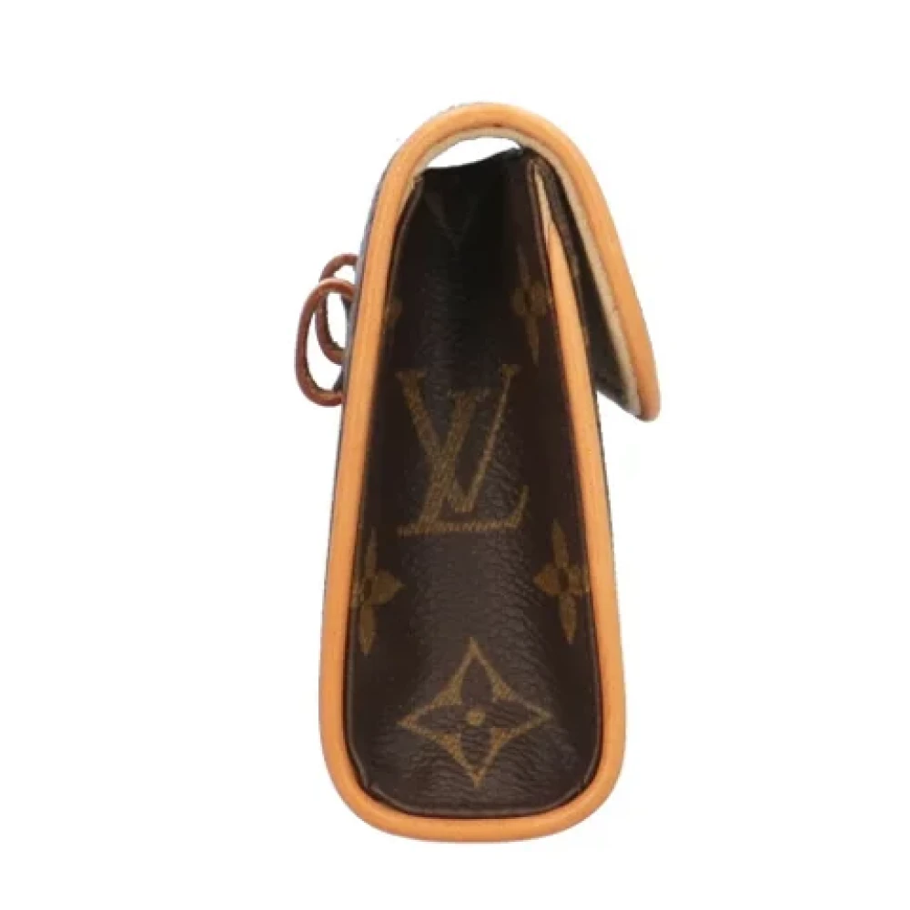 Louis Vuitton Vintage Pre-owned Fabric crossbody-bags Brown Dames