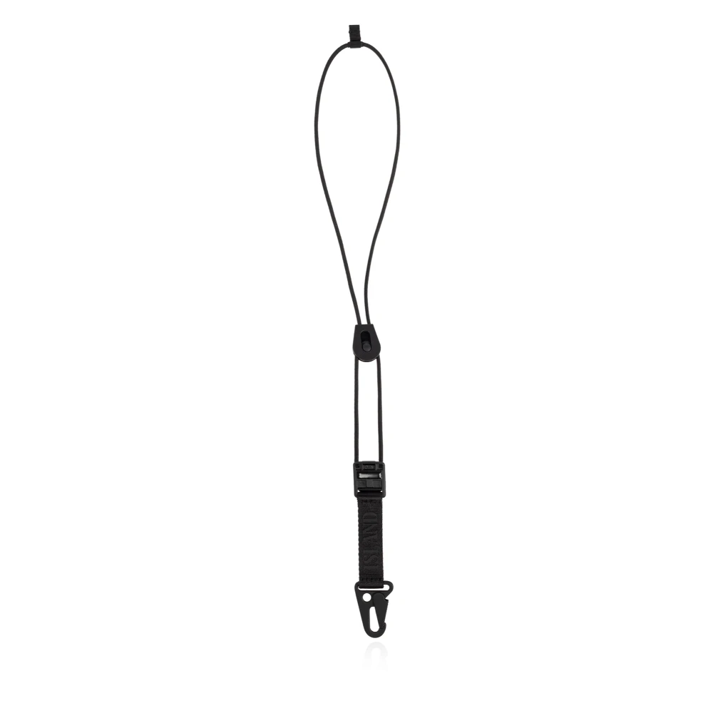 Stone Island Lanyard met logo Black Heren