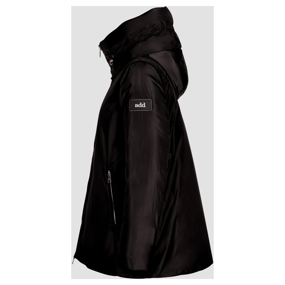 add A-Vorm IN Nylon Licht MET Capuchon Black Dames