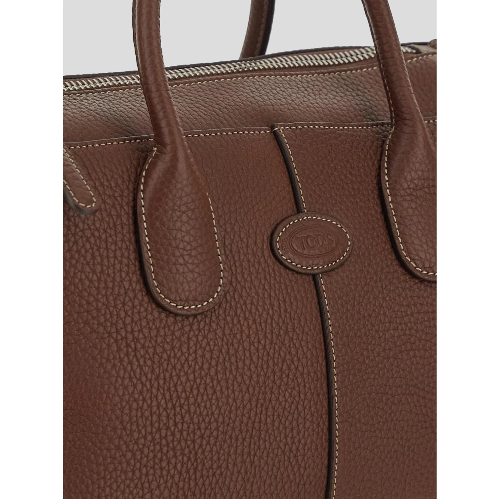 TOD'S Leren Tas Brown Dames
