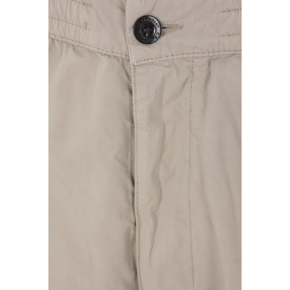 C.P. Company Cargo broek met elastische tailleband en verstelbare zoom Green Heren