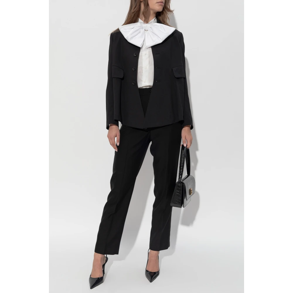 Comme des Garçons Wollen jas Black Dames