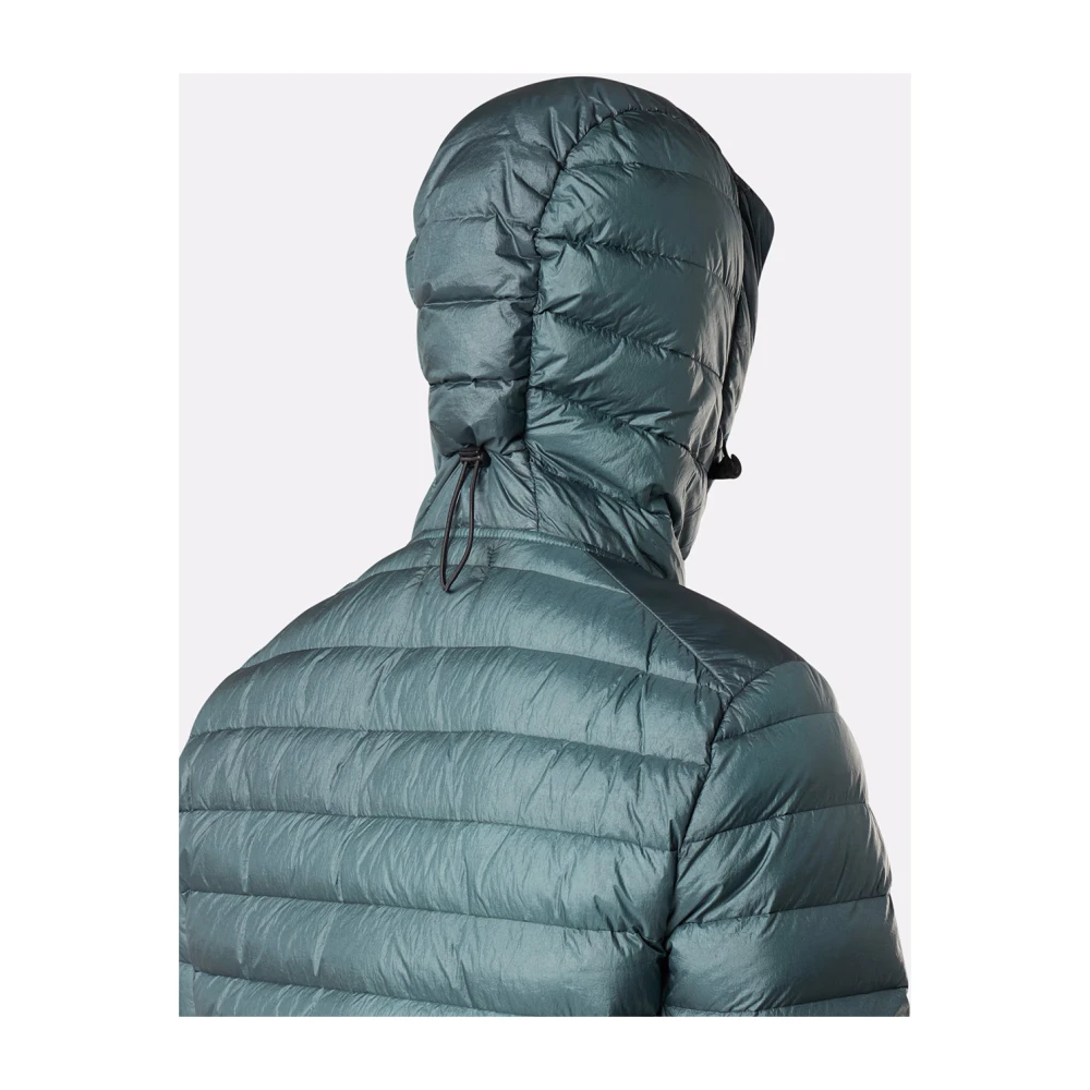 Stone Island Groene jas met capuchon en trekkoord Green Heren