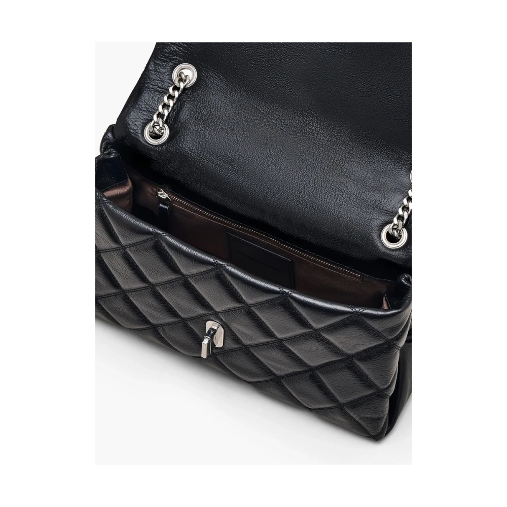 Marc Jacobs Zwarte Omslag Twist-Lock Tas Black Dames
