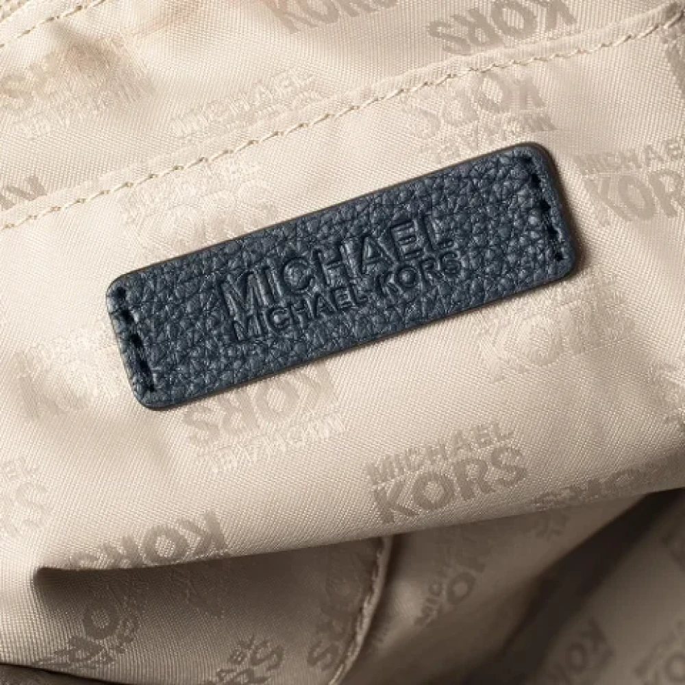 Michael Kors Pre-owned Leather totes Blue Dames