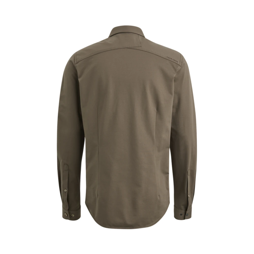 Cast Iron Twill Jersey 2 Tone Overhemd Green Heren