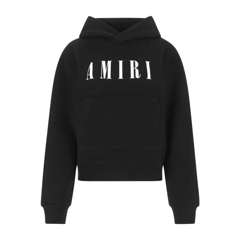 Amiri Zwart Oversized Sweatshirt Black Dames