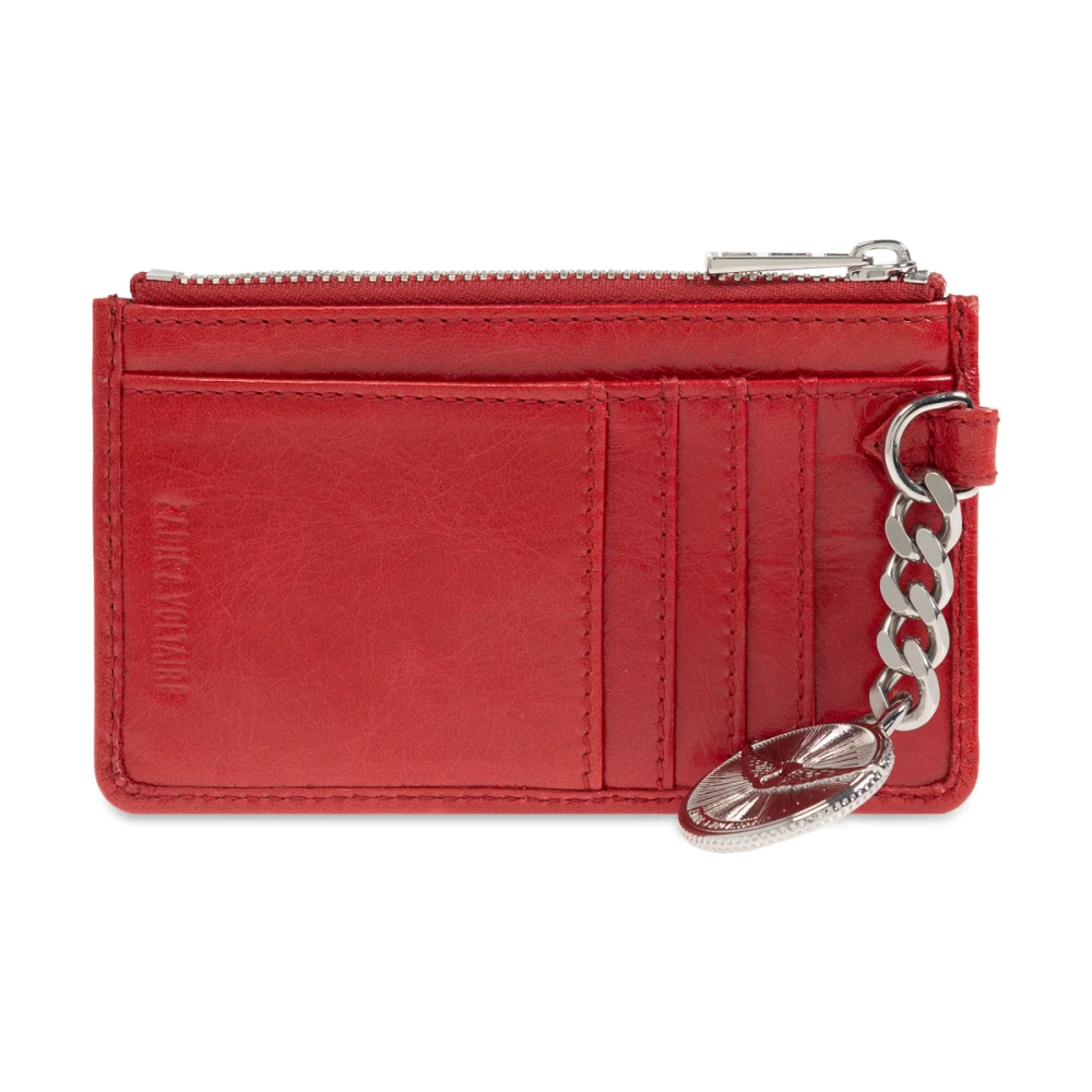 Zadig & Voltaire Leren portemonnee Red Dames