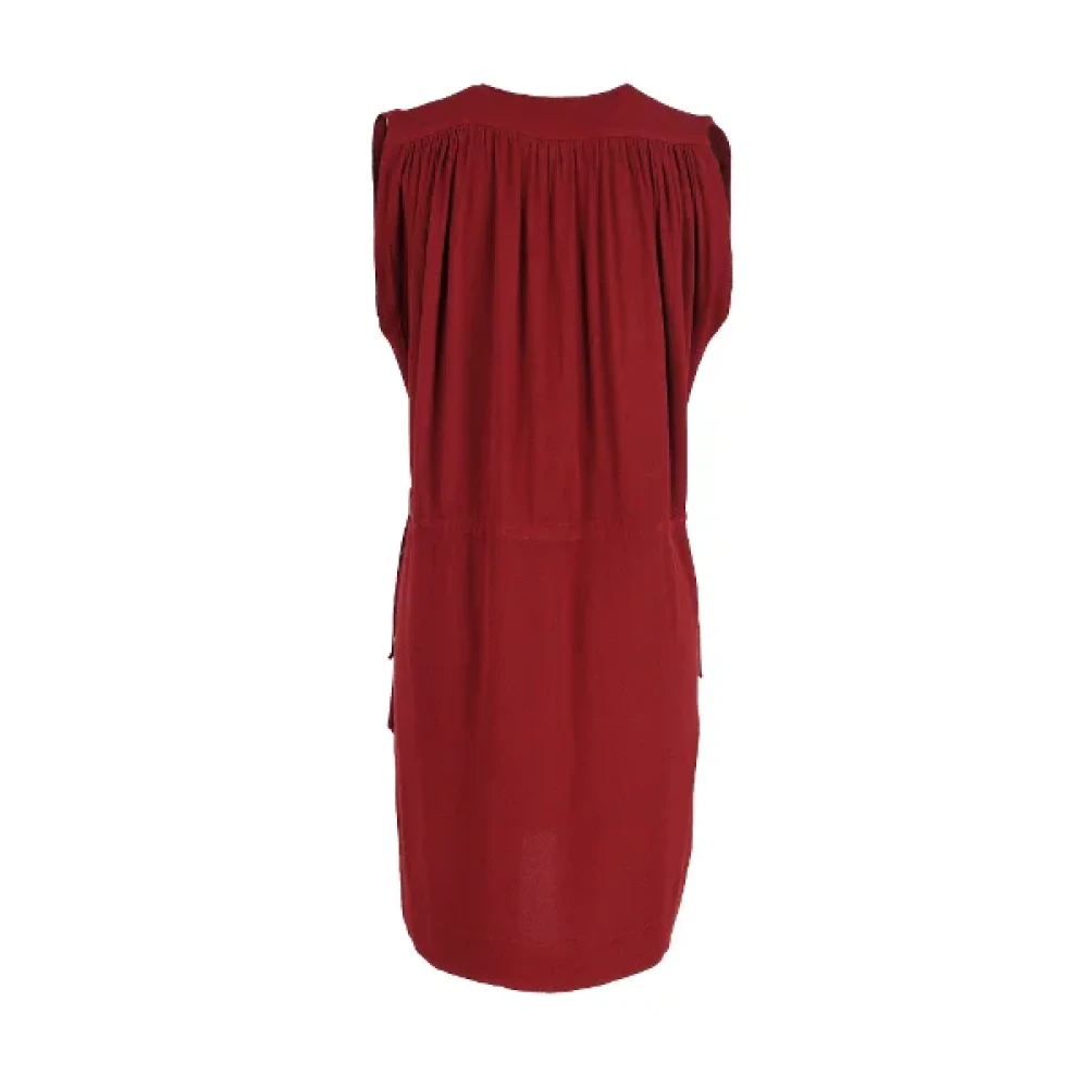 Isabel Marant Pre-owned Cotton dresses Red Dames