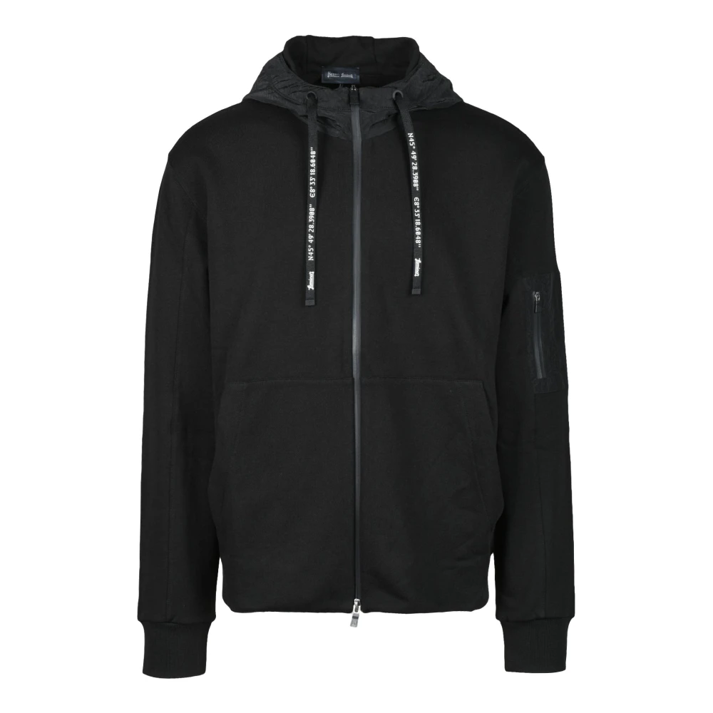 Herno Sweatshirt Black Heren