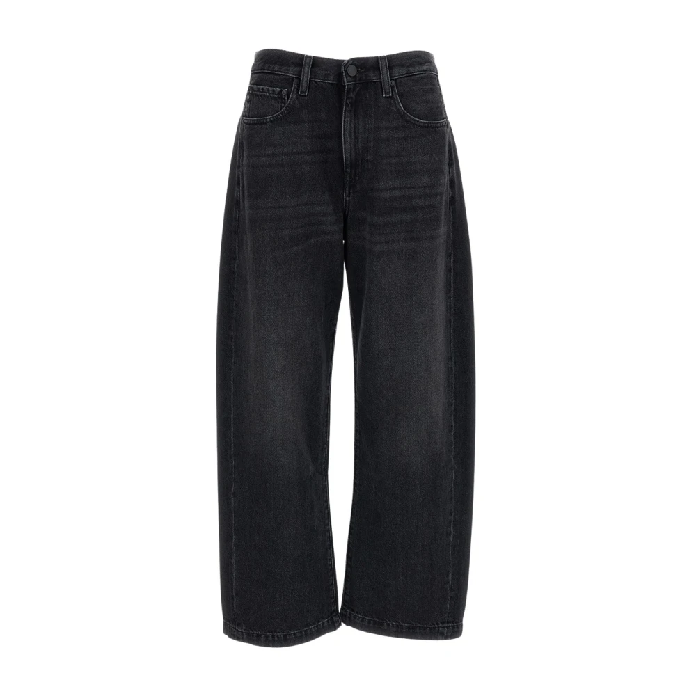 Ag Jeans Black Wide Jeans - Female - Wide Jeans - W24 - Jeans