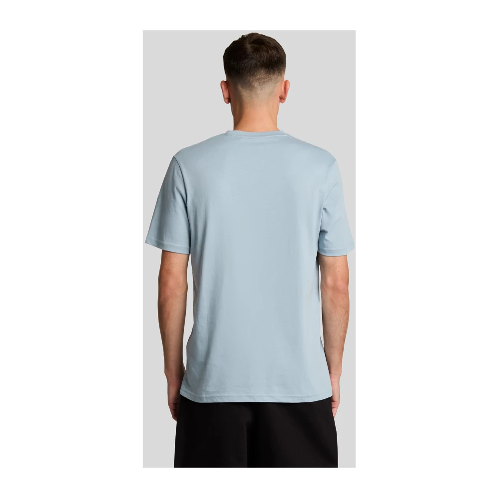 Lyle & Scott SS T-shirts Tonal Eagle T-shirt Blue Heren