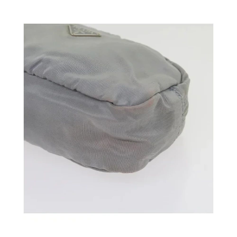 Prada Vintage Pre-owned Nylon prada-bags Gray Dames