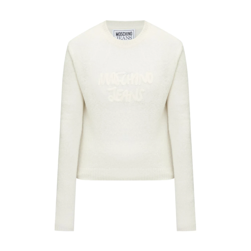 Moschino Witte Trui voor Vrouwen White Dames