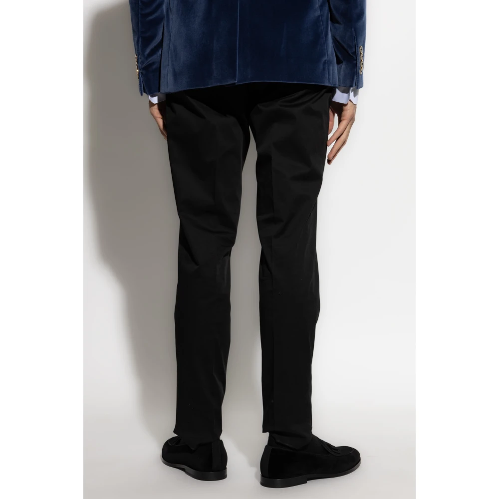 Dolce & Gabbana Katoenen broek Black Heren
