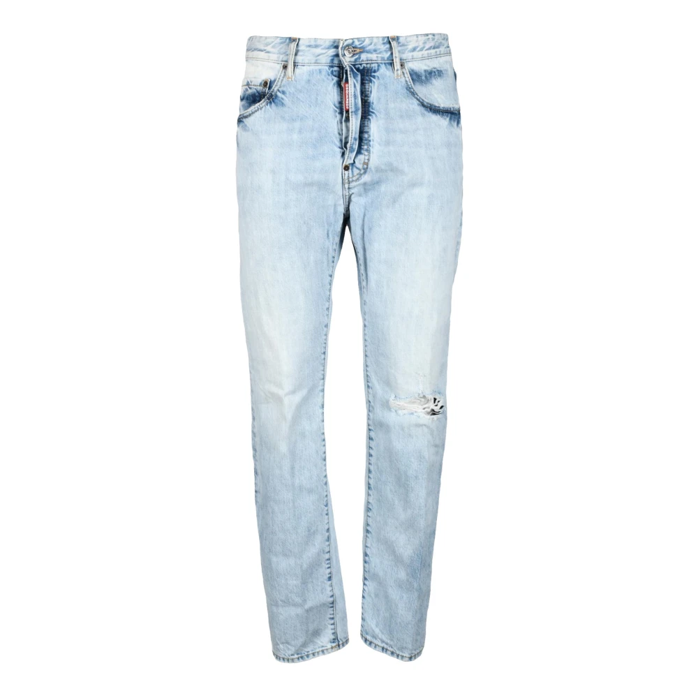 Dsquared2 Katoen Denim Jeans Blue Heren