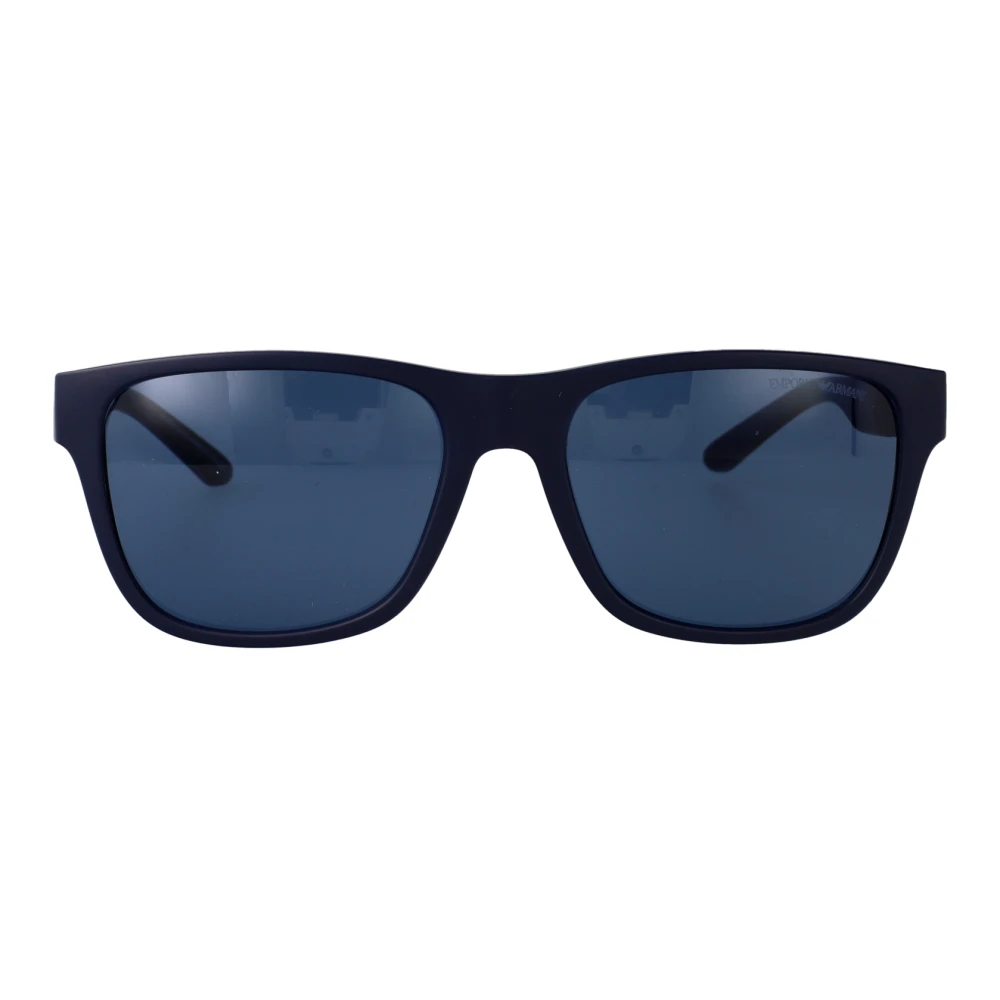 Emporio Armani Men's Blue Sunglasses,, Stylish Sunglasses With Model 0Ea4243 Medium