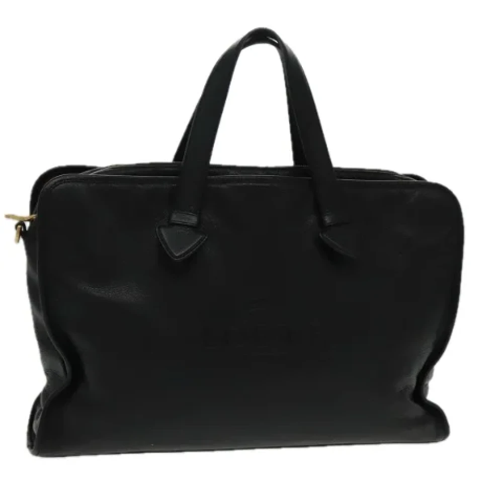Loewe Pre-owned Leather handbags Black Dames