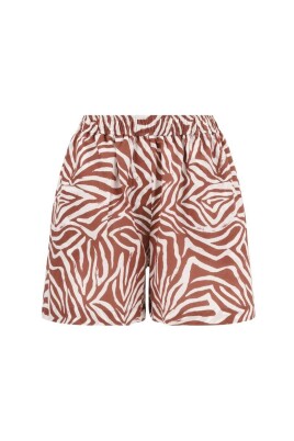 zebra-print-linen-shorts