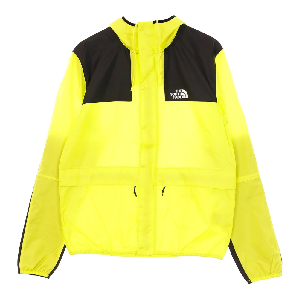 The North Face Green Windbreakers, Male, Xl, Mountain Windbreaker Jacket