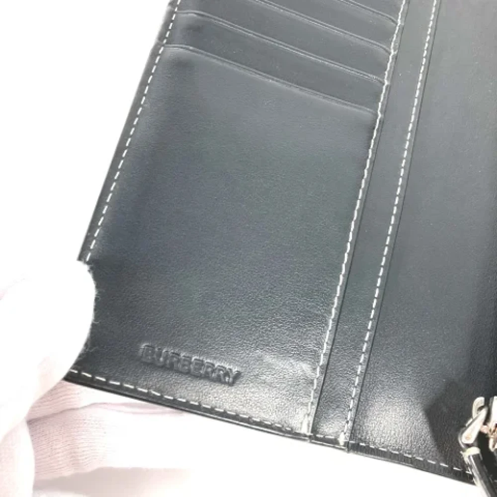 Burberry Vintage Pre-owned Leather wallets Brown Dames