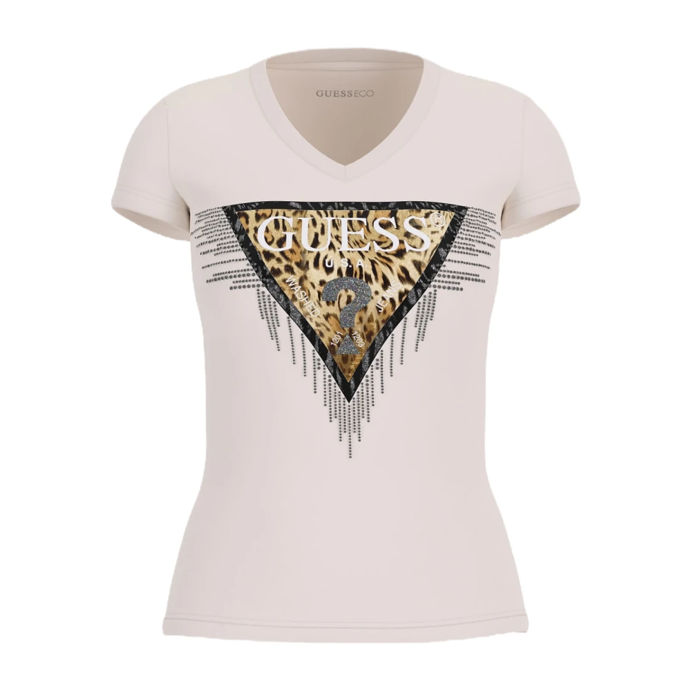 Guess - Tops > T-Shirts - Beige - Guess - Modalova