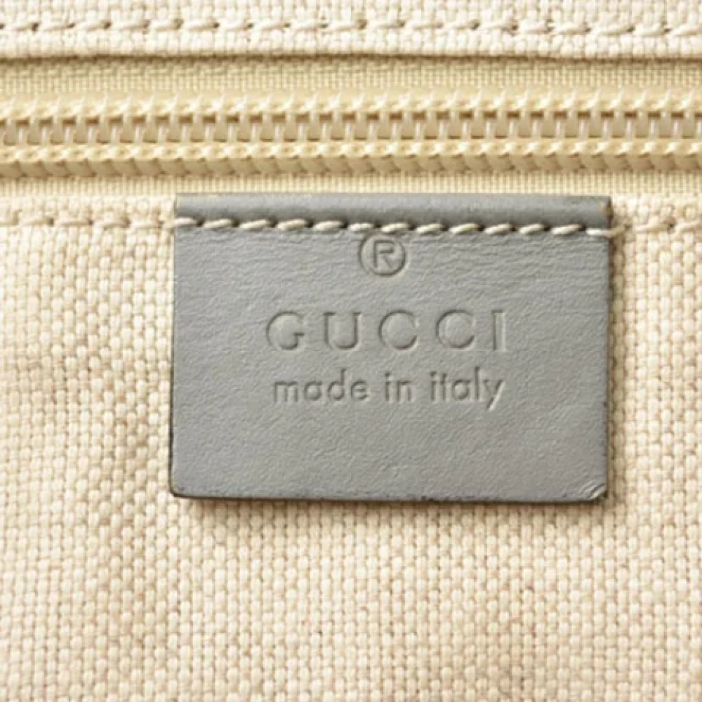 Gucci Vintage Pre-owned Canvas gucci-bags Beige Dames