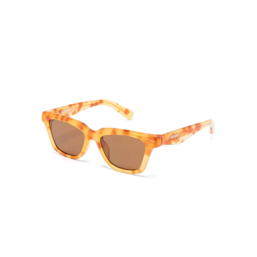 Jacquemus Brown Sunglasses, Unisex, 53 Mm, Jac109 C4 Sun Sunglasses