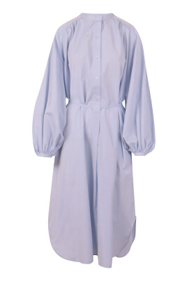 loulou studio shirt dress Loulou Studio Hera Cotton And Silk-Blend Midi Shirt Dress In Blush - 55% Off