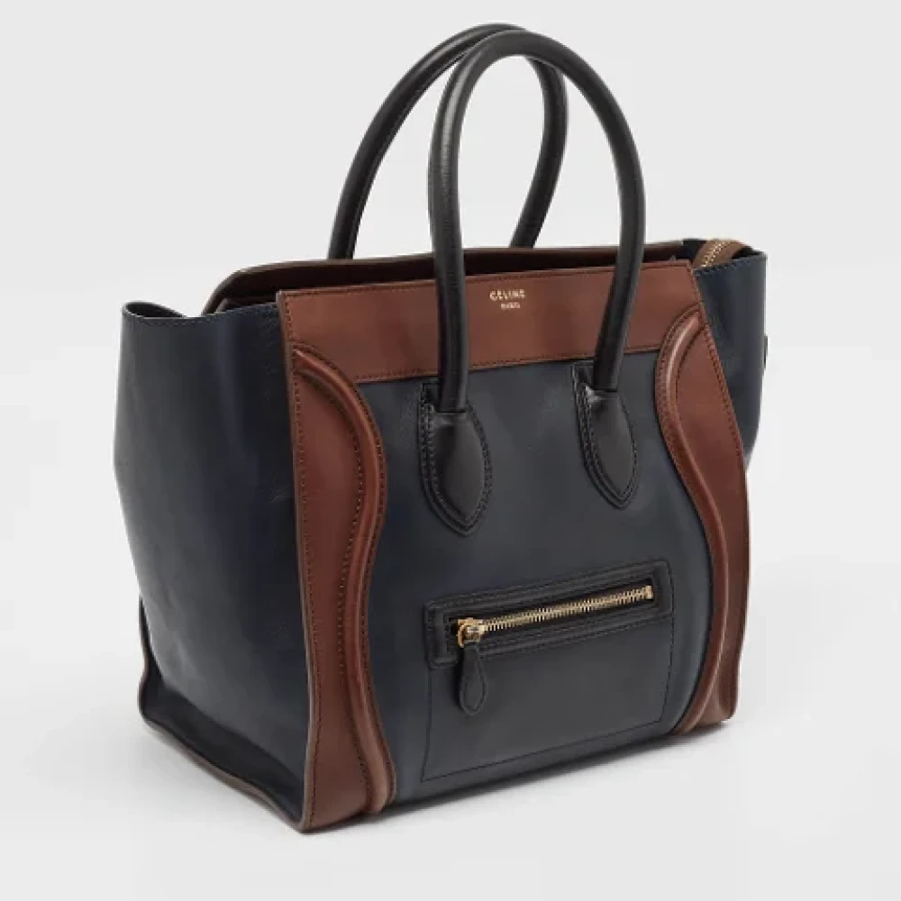 Celine Vintage Pre-owned Leather celine-bags Black Dames
