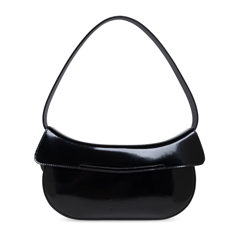 Marni Butterfly Medium schoudertas Black Dames