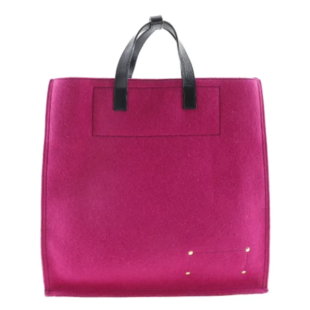 Yves Saint Laurent Vintage Pre-owned Fabric handbags Pink Dames
