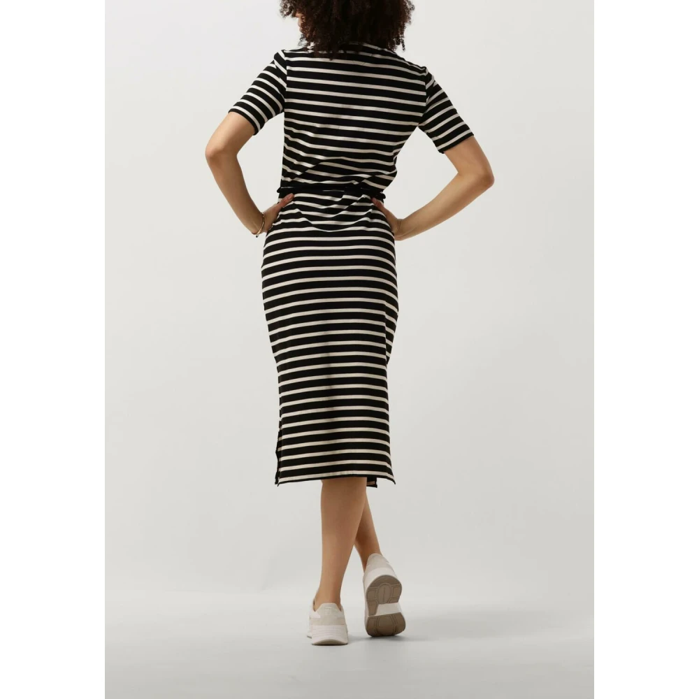 Tommy Hilfiger Breton Midi Polo Jurk Multicolor Dames