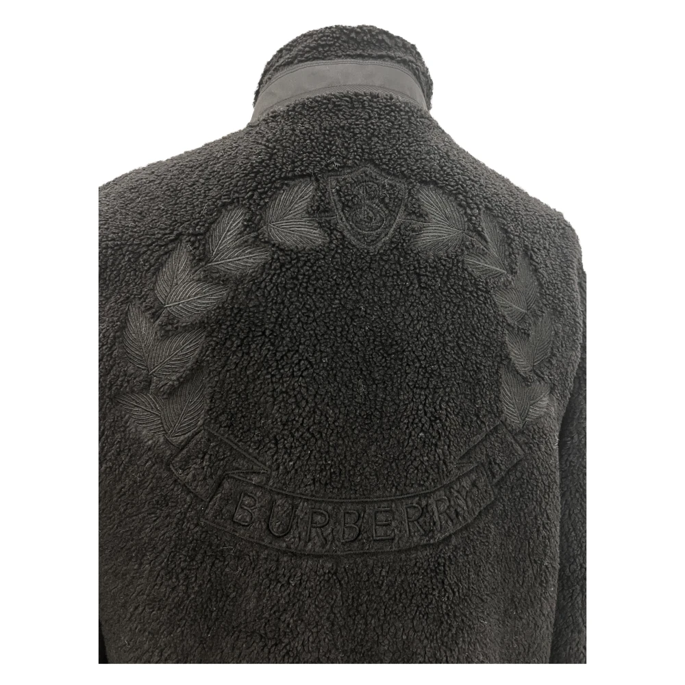Burberry Zwarte Teddyjas met Intricate Details Black Heren