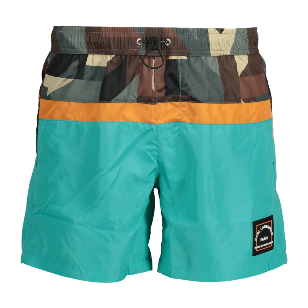 Karl Lagerfeld Men's Green Beachwear,, Clothing Small