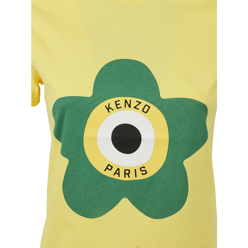 Kenzo Klassieke Gele T-shirt en Polo Yellow Dames