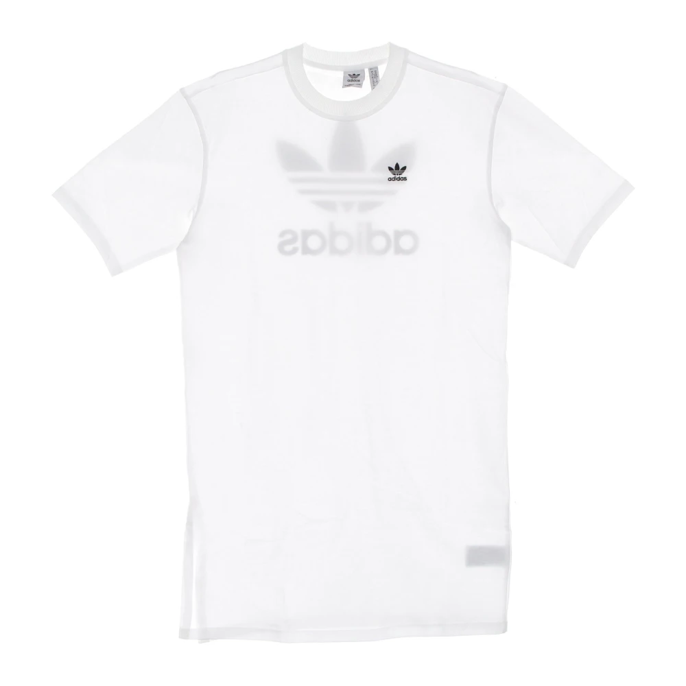 Adidas Vit Tee Klänning Kort Ärm White, Dam