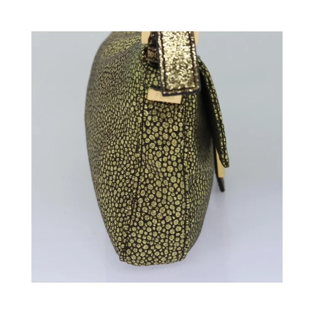 Fendi Vintage Pre-owned Canvas fendi-bags Green Dames