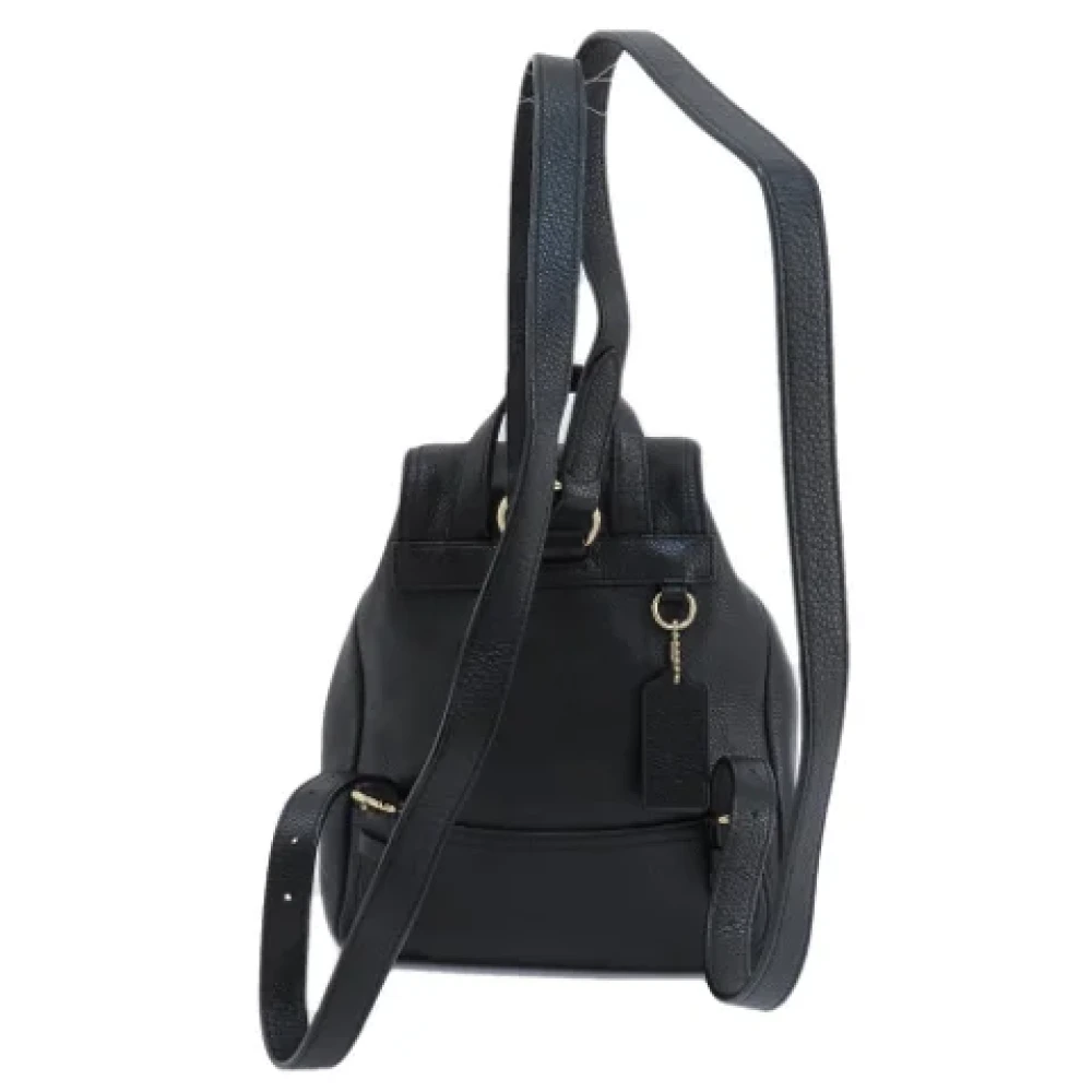 Coach Pre-owned Fabric backpacks Black Dames