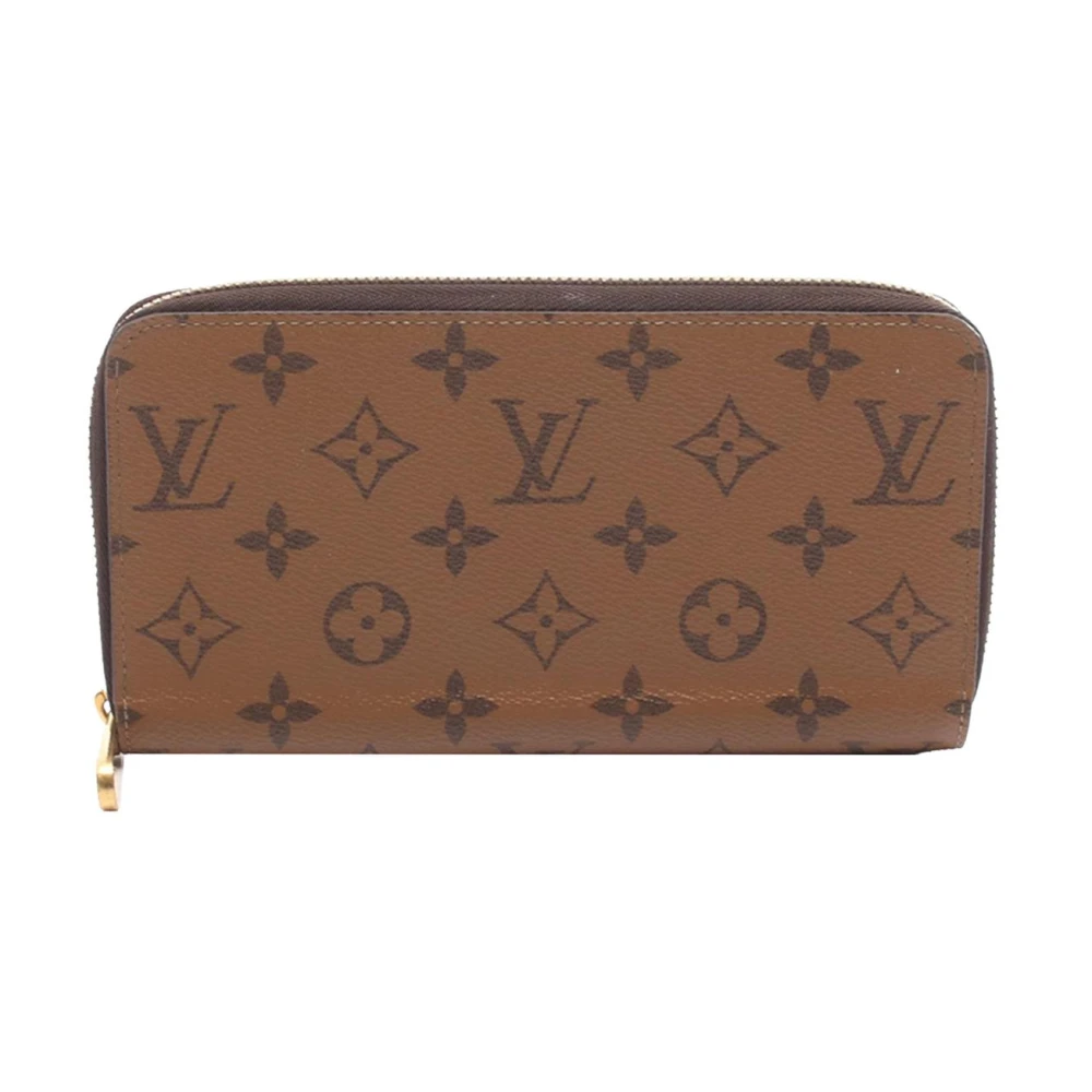 Louis Vuitton Vintage Women's Brown Pre-Owned Zip Around Wallet