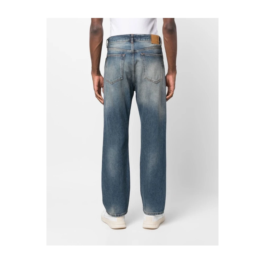 Haikure Louise Mid Blue L0744 Straight Jeans Blue Heren