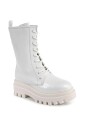 bottes-de-combat-laceup-blanches