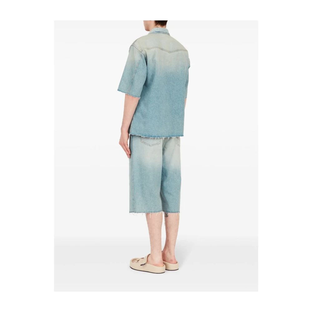 MM6 Maison Margiela Stijlvol Overhemd Blue Heren