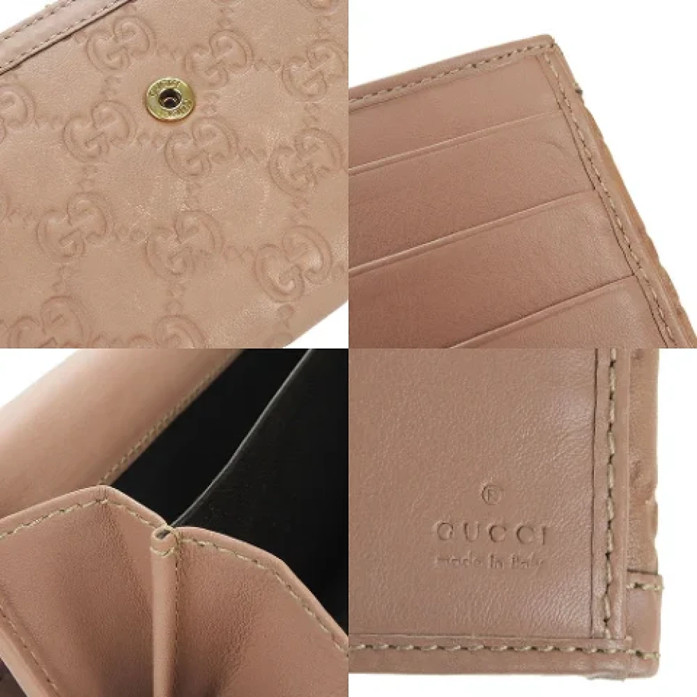 Gucci Vintage Pre-owned Leather wallets Pink Dames