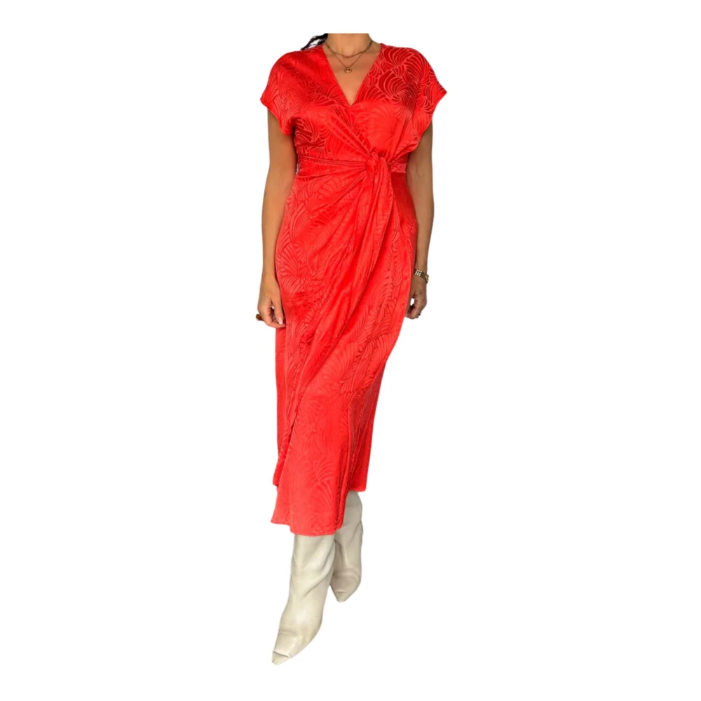 Suncoo Elegante Jurk voor Speciale Gelegenheden Orange Dames