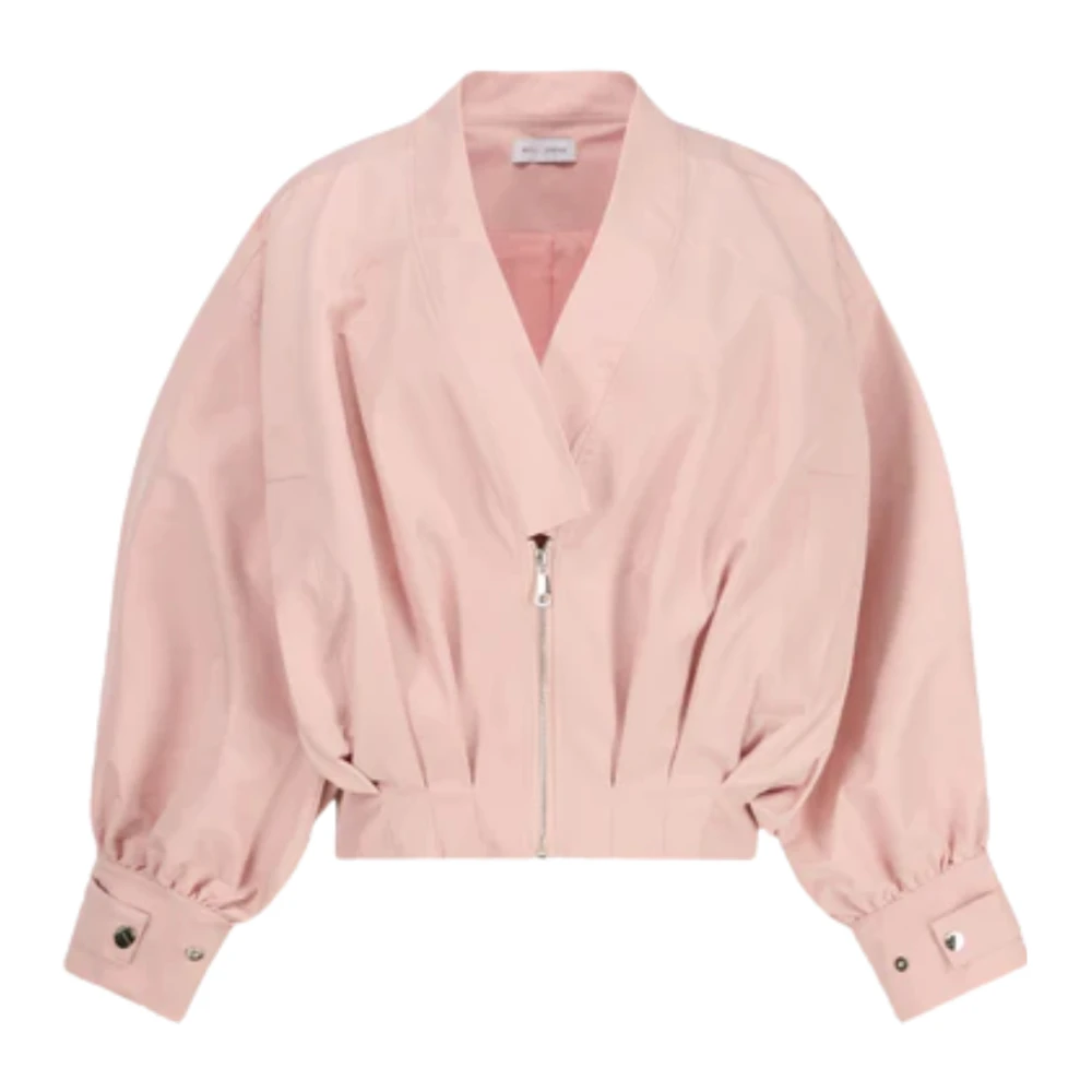 Weili Zheng Pink Bomber Jackets, Female, M, S26jk04 Bomber Jacket