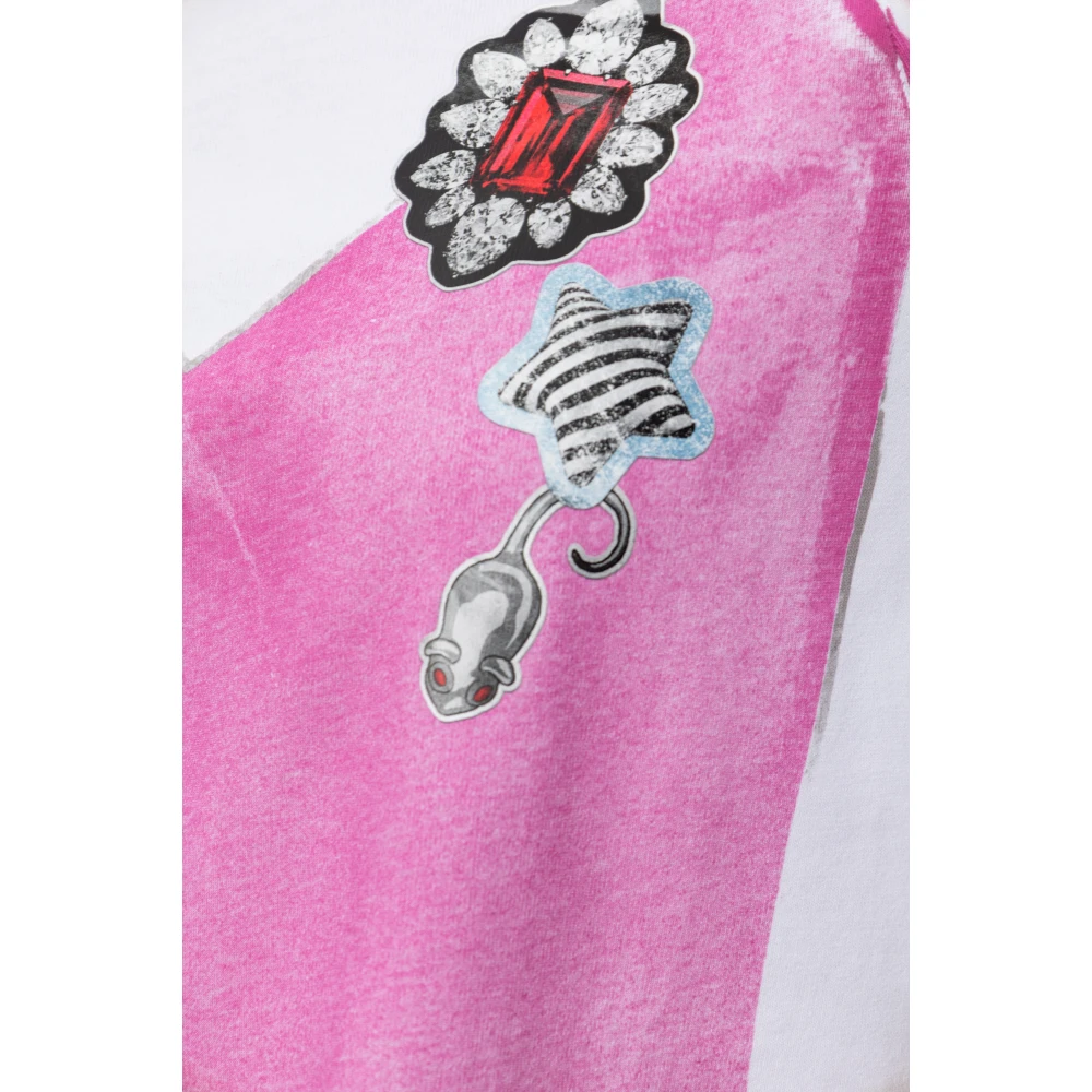Marc Jacobs Gedrukte Jurk Pink Dames