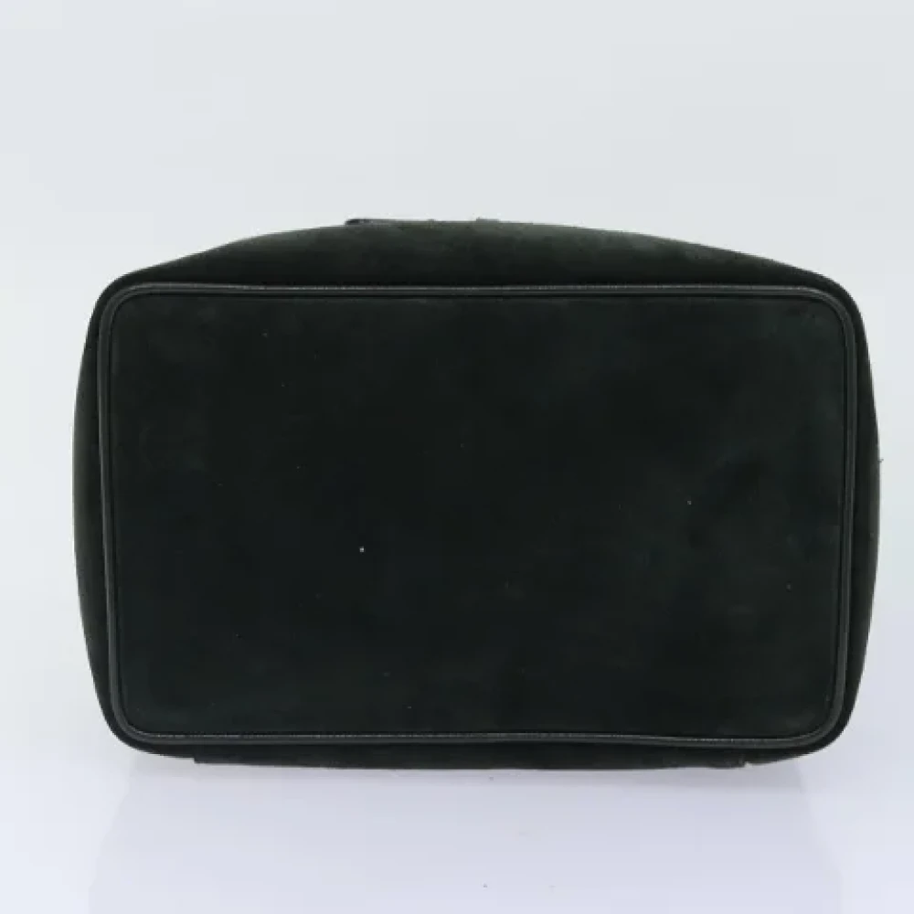 Gucci Vintage Pre-owned Suede gucci-bags Green Dames