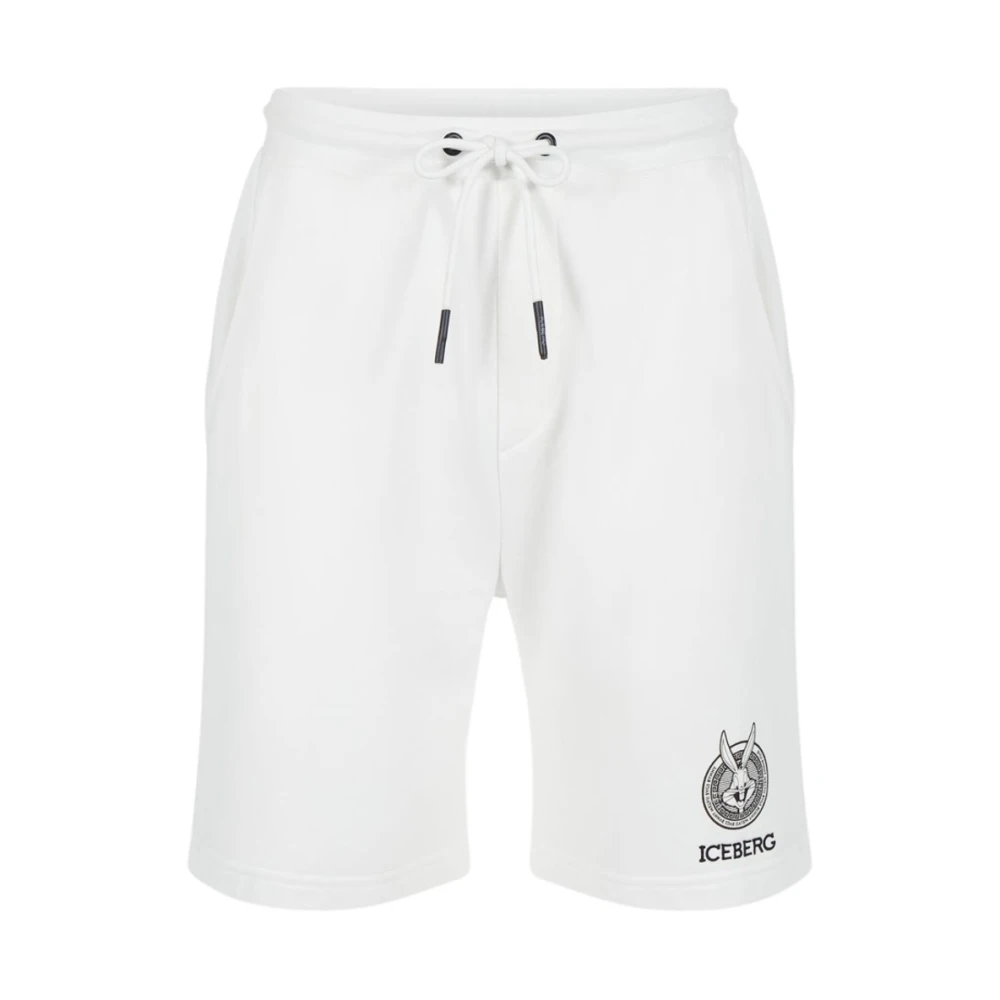 Iceberg Men's White Casual Shorts - Casual Shorts - L - Shorts