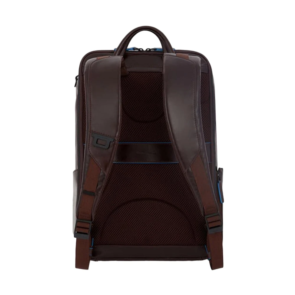 Piquadro Bruine leren rugzak One Size Brown Heren